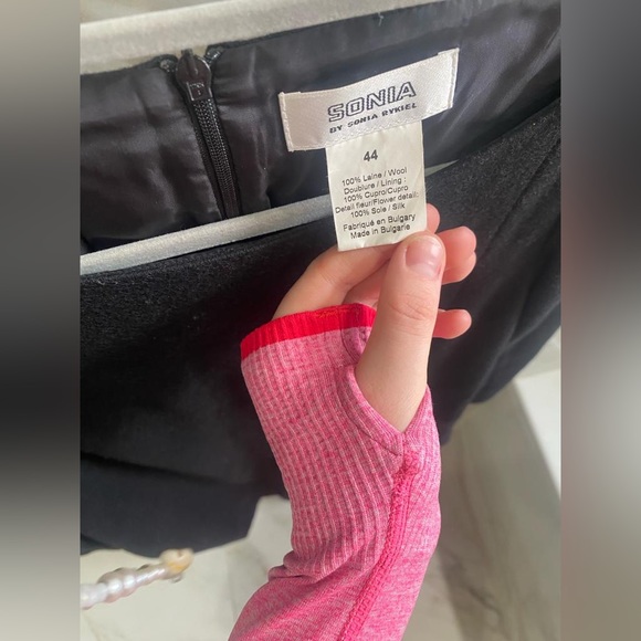 SONIA RYKIEL women’s designer wool knee length dress - Picture 5 of 5